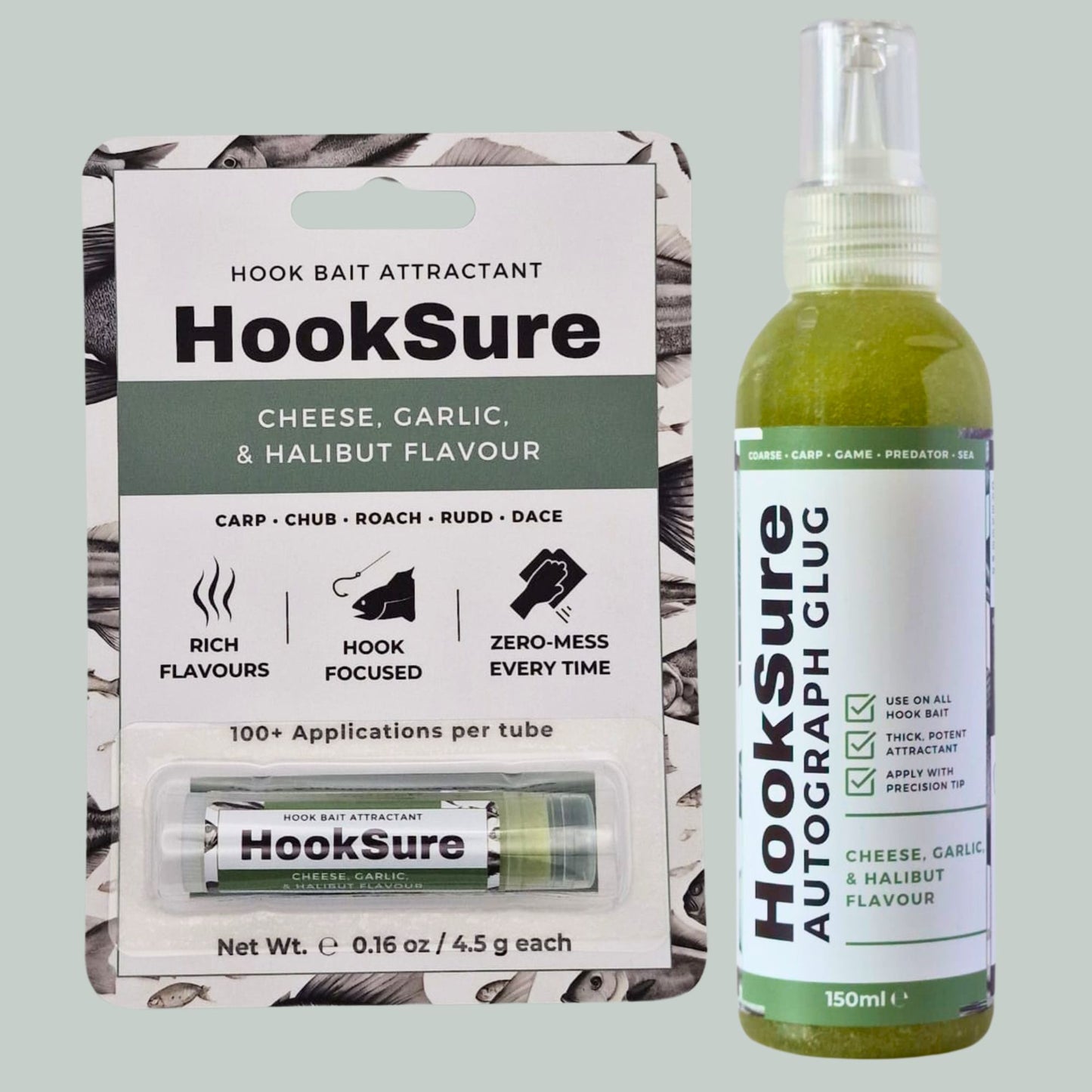 Lure & Dead Baiting Bundle - Cheese, Garlic & Halibut